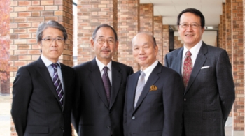 (From left) Takaharu Yasumoto, Akira Watanabe, Akira Tanaka, Minoru Ota, and  Norihiko Shimizu