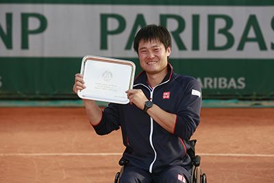 Global Brand Ambassador world wheelchair tennis champion Shingo Kunieda