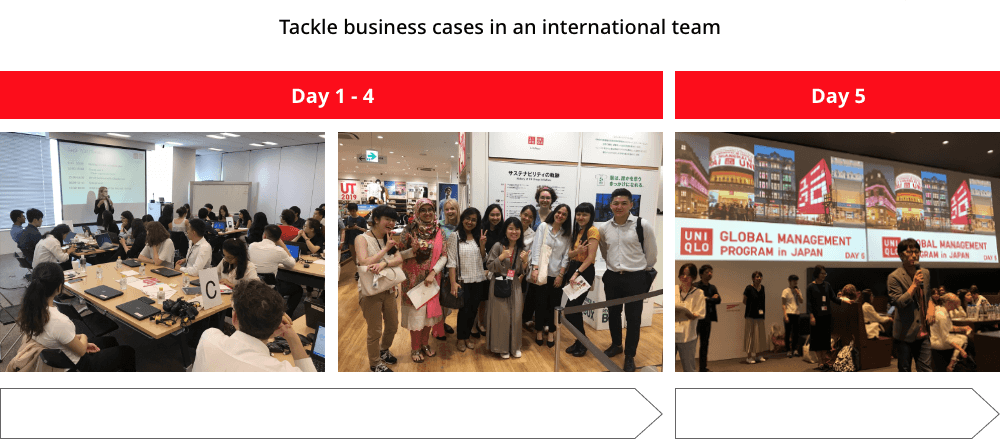 Tackle business cases in an international team