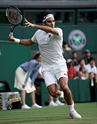 professional tennis player Roger Federer