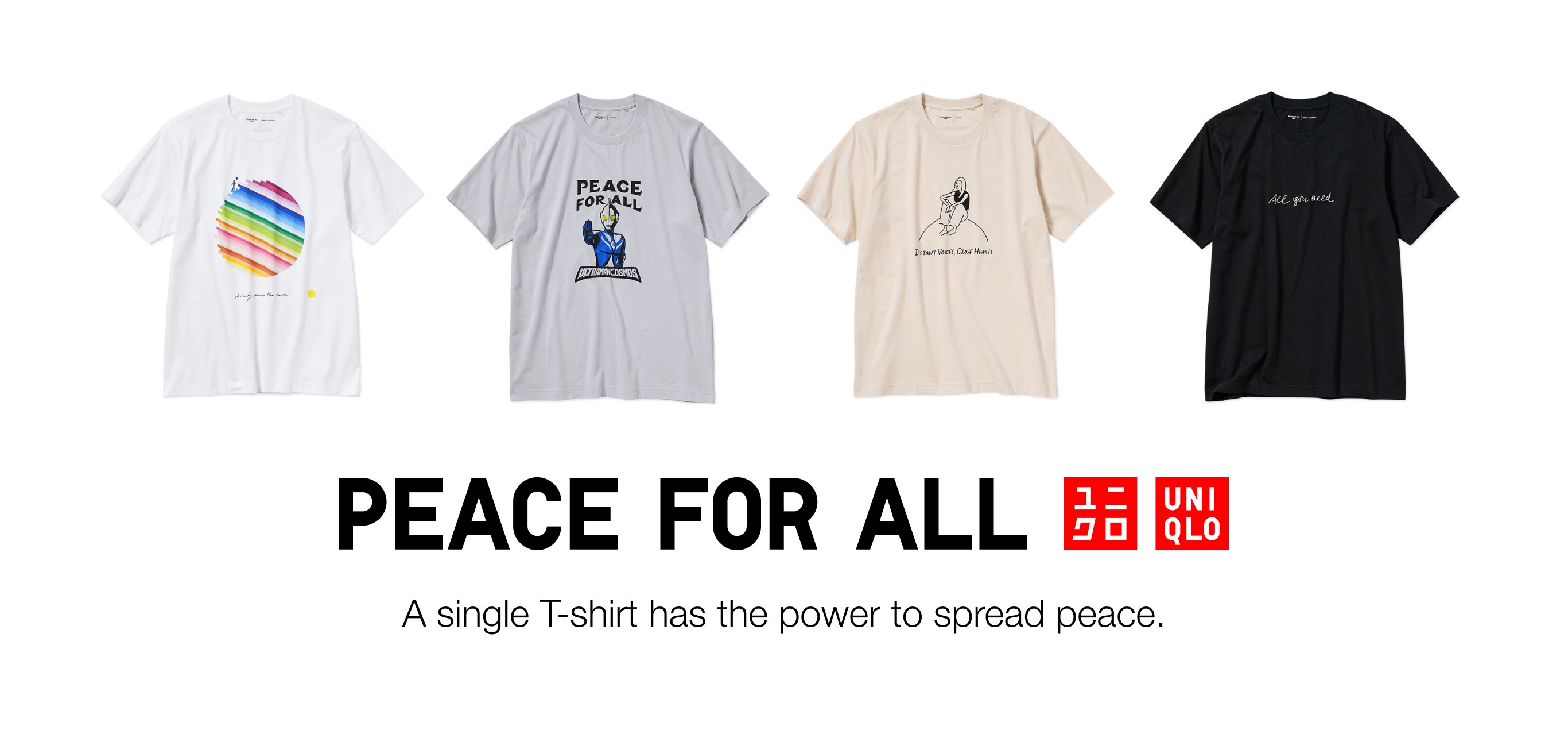 UNIQLO Launches Holiday Collection for PEACE FOR ALL Charity T