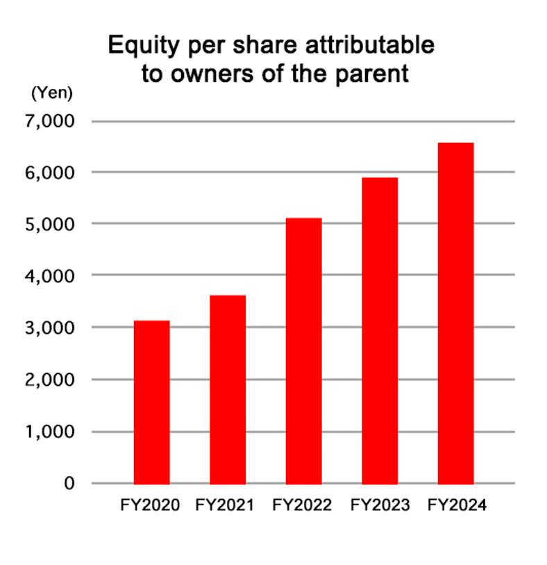 Net assets per share