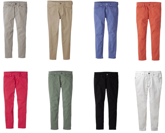 UNIQLO Offers Color Skinny Fit Ankle Jeans for Women; New Focus on ...